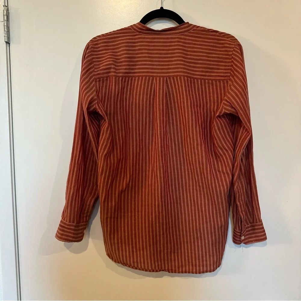 Isabel Marant Etoile Women’s button down shirt red striped sz 38 / US 6 /medium - Picture 2 of 8